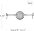 936 1.5-in. 2.5-in. RACO RETRO-BRACE Deep Ceiling Fan Box for Old Work Knockouts, Old Work Electrical Box, Adjustable