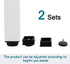 uxcell M8 Leveling Feet 50 x 50mm Square Insert Adjustable Furniture Glide, 2 Sets