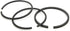 3Pcs Piston Ring, Air Compressor Piston Ring for Pneumatic Drive, Airtight for 55mm Cylinder Diameter