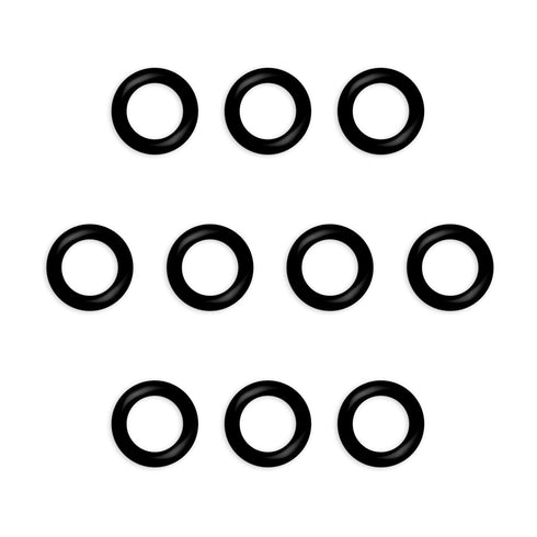 Othmro 10pcs Nitrile Rubber O-Rings, 5mm Wire Dia, 34mm OD for Oil or Air Sealing, Professional Plumbing, Black