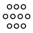 Othmro 10pcs Nitrile Rubber O-Rings, 5mm Wire Dia, 34mm OD for Oil or Air Sealing, Professional Plumbing, Black