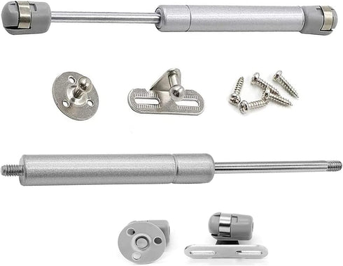 jing 20N Hydraulic Support Cabinet Hinge, Set of 4, 6 Inch Length, Soft Close Lid Supports & Buffer Gas Spring