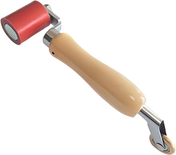 Combo Seam Rollers - 45mm Silicone Seam Roller with 6mm Brass Detail Penny Roller for Roofing