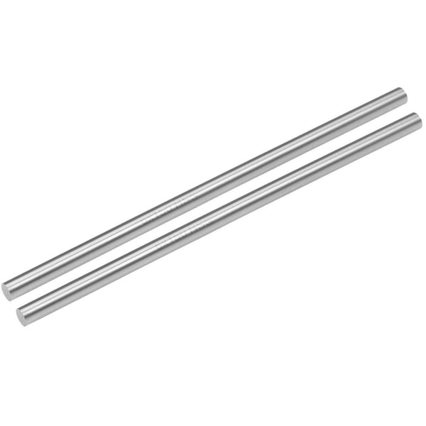 uxcell Round Steel Rod, 6mm HSS Lathe Bar Stock Tool, 150mm Long, 2pcs for Shaft Gear Drill Lathes Boring Machine