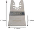 4 Pcs Oscillating Multi Tool Scraper Blades for Removing Paint, Caulk, Adhesive Sealant