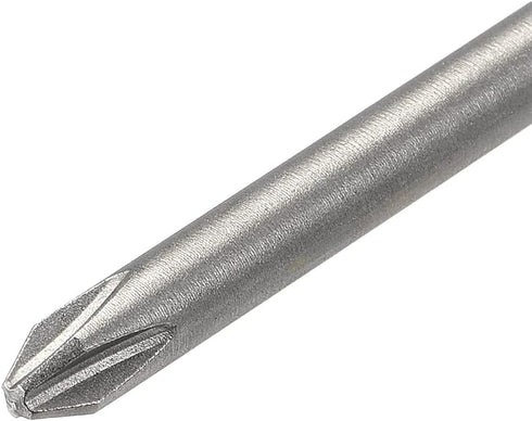 uxcell 2 Pcs 5mm PH2 Magnetic Phillips Screwdriver Bits, 1/4 Inch Hex Shank, 9.8-inch Length S2 Power Tool