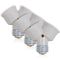 Maxxima Light Bulb Socket Splitter - 1-into-2 Converter for LED, CFL, Incandescent E26 and E27 Bulbs, 3 Pack