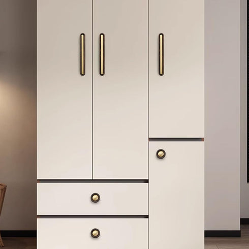 8 3 3/4 Pcs in Cabinet Door Solid Wood pulls Simple Cabinet Bedside Table Pure Copper Door Handles
