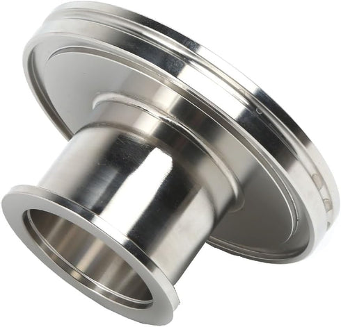 SS304 Straight Reducer Adapter, ISO-LF NW63 Flange to ISO-KF NW40 Stainless Steel 304 Tubulated Adapter
