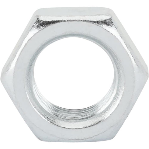 Speedway Motors 5/8 Inch-18 Pack 6 Steel Jam Nuts Right Hand NF Fine Thread, Thin Profile Zinc Plated Hardware for Rod