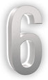 5 Inch House Numbers, Premium Quality ABS-Polymer, Backlit LED Illuminated Home Address Number