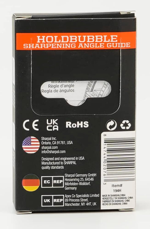 SHARPAL 194H Whetstone Knife Blade Sharpener, Angle Guide for Chisel/Plane Iron Blade Honing, Knife Sharpening Trainer