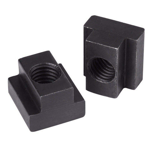 4PC Set T-Slot Nut, Black Oxide Finish, 1/2-13 Threads Table Slot