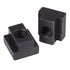 4PC Set T-Slot Nut, Black Oxide Finish, 1/2-13 Threads Table Slot