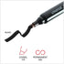 UNV07054 (60/Pack) Universal Broad Chisel Tip Permanent Marker - Black