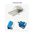 Square Inductive Proximity Sensor SN04-P Normally Open Detection Switch PNP NO with TL PL SN Bracket (Blue, 4 Pack)