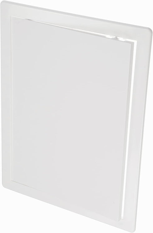 10" x 13" White Plastic Access Panel for Plumbing, Electricity, Heating, Alarm Wall Access in Drywall