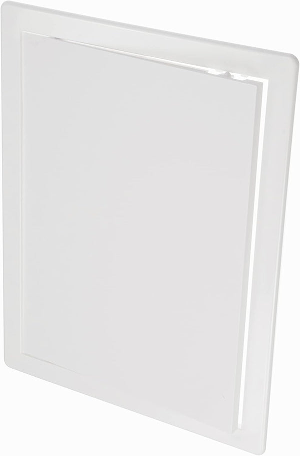 10" x 13" White Plastic Access Panel for Plumbing, Electricity, Heating, Alarm Wall Access in Drywall