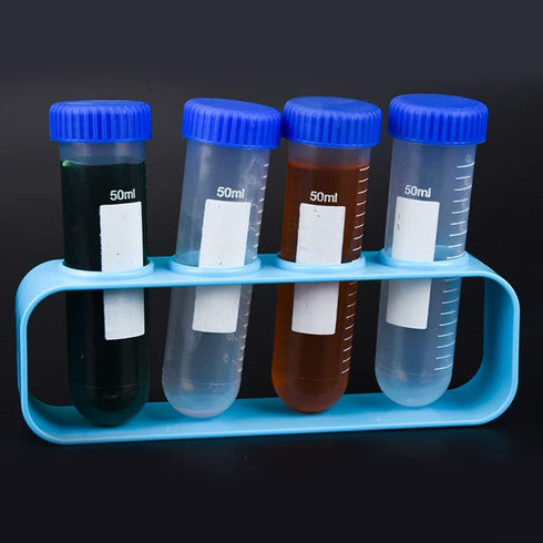 YS0911 50mL 3Pcs/Pack 50ml Professional Centrifuge Tubes Kit with Writable White Tabs Leak-Proof Screw Caps Clear Lab