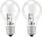 Hrsovii 60W High Brightness A19 Bulb Halogen Lamp E26 Standard Base 2700K Warm