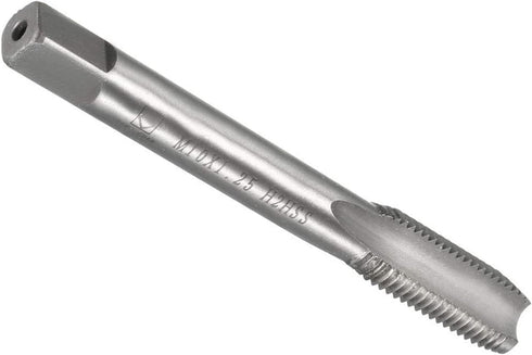 Metric Machine Thread Tap for Electric Drill, DIY H2 HSS Straight Flutes, M10 x 1.25mm (2pcs)