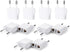 Bates European Travel Plug Adapter, 10 Pack, US to Europe Plug Adapter for Travel, Adapter for EU Plug