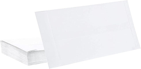 Juvale 50-Count #14 White Policy Business Envelopes, 11.5 x 5 Inches for Office Use