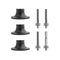 Gunpla 3 Pack 2 Inch Disc Pad Holder, Sanding Discs Holder Roll