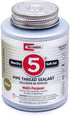 Rectorseal 25551 8-Ounce No. 5 Pipe Thread Sealant, Yellow