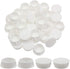 Zorfeter 30 Pcs White Hole Plugs - 25mm (1 inch) Flush Type Plastic Plugs for Furniture and Fencing