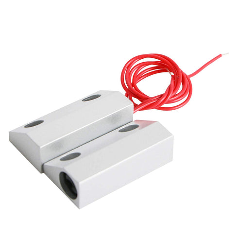 Aoje-Link MC-56 NO Wired Magnetic Switch Door Window Reed Switch Micro Alarm Security Silver Gray 2pcs