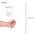 uxcell 15 Pcs White Plastic Rods, 8 x 250mm ABS Styrene Round Solid Bar for DIY Model Building