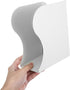 DOITOOL Retractable Book Shelf Holder Adjustable Metal Bookend for Desk Large White Bookend for Cookbooks Home Office