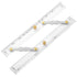 Toyosport Parallel Ruler with Clear Markings, 12 in Navigation Plotting Tool, Quality Plastic,