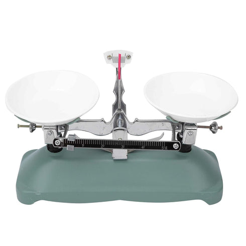 Balance Scale, 100g or 500g Double Pan Balance Scale with Weights, High Calibration Accuracy for Lab Experiments