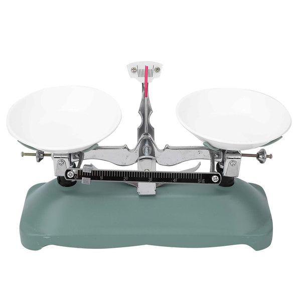 Balance Scale, 100g or 500g Double Pan Balance Scale with Weights, High Calibration Accuracy for Lab Experiments