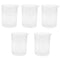 Sscon 5Pcs 250ml/300ml Lab Graduated Beakers for Laboratory Kitchen