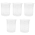 Sscon 5Pcs 250ml/300ml Lab Graduated Beakers for Laboratory Kitchen