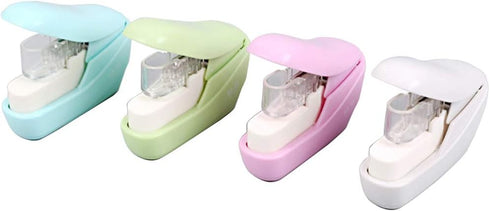 Effortless Stapler, Portable Stapleless Stapler for Office, School, Heavy Duty Stationery Supplies for Students,