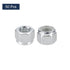 uxcell 50Pcs 3/8"-24 Nylon Insert Hex Lock Nuts, Carbon Steel Self-Locking Stop Nut for Industrial Construction