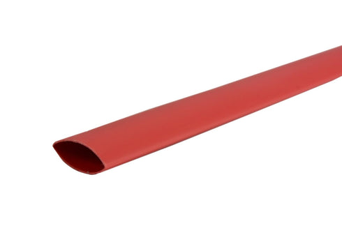 TEMCo 1/2" Marine Heat Shrink Tube, 3:1 Adhesive Glue Lined, 4 ft RED