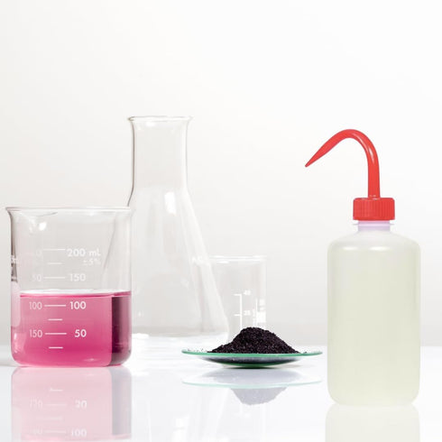 250ml Color Coded Low-Density Polyethylene (LDPE) Narrow Mouth Wash Bottle (Red - (Each))
