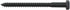 Renovators Supply Manufacturing Lag Bolts, 4 in. Black Zinc Plated Steel Lag Screws, Pack of 10
