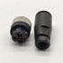 2 Pcs Plug M12 4 Pin A-Coding Plastic Shell Female Plug Screw-Joint for Cable, Field Assembly Wireable Connector Straight Male Assemble Type Plug Unshiled IP67 Industrial Sensor Plug Adapter
