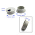 Desk Grommet 3 Pack, 1-3/8 Inch (35mm) Plastic Wire Cord Cable Grommets Hole Cover for Wire Organizer