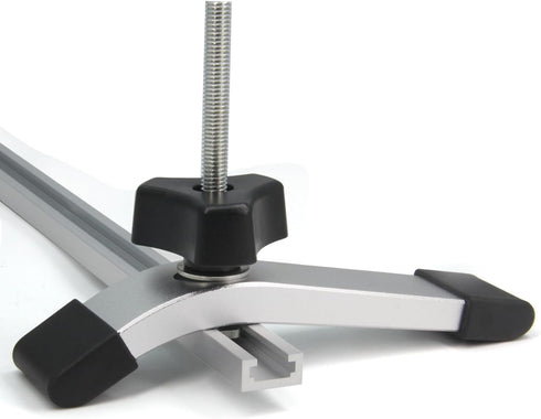 Zeberoxyz 4pcs 400mm/16" Aluminum T-Track Slider with Screws, Double Cut Profile for Woodworking and Clamps DIY Tools