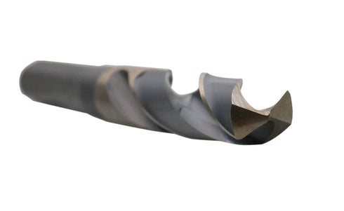 Accusize Industrial Tools 9/16'' ANSI M35 Drill, 1/2'' Shank, 135 Degree Split Point for Precision Drilling