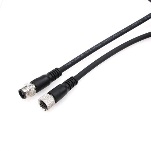 Actuator Sensor Signal Shielded Cable M12 A Code 5 Pin Male to Female for Industrial Controls Automation