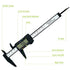 0-6 Inches Digital Caliper with Large LCD Screen, Auto-Off Feature, Perfect for Household/DIY Measurement