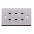 USB C Charger Wall Outlet Plate, LOKEKE 6 Ports USB Type C Power Wall Outlet Plug Plate, White
